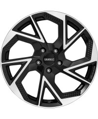 Jante Alu Dezent AP dark , Noir face polie 7,5x18 5x108 ET44 , Alésage 65.1