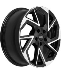 Jante Alu Dezent AP dark , Noir face polie 7,5x18 5x108 ET44 , Alésage 65.1