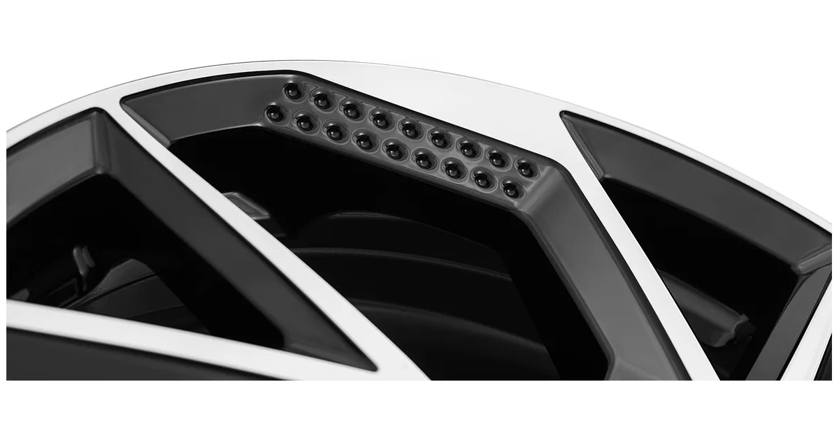 Jante Alu Dezent AP dark , Noir face polie 7,5x18 5x108 ET44 , Alésage 65.1