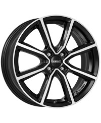 Jante Alu Dezent TN Dark , Black polished  7x18 4x108 ET35 , Alésage 65.1
