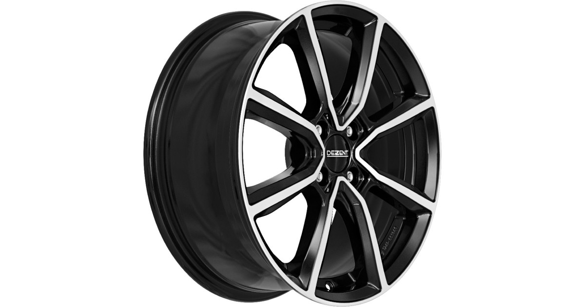 Jante Alu Dezent TN Dark , Black polished  7x18 4x108 ET35 , Alésage 65.1