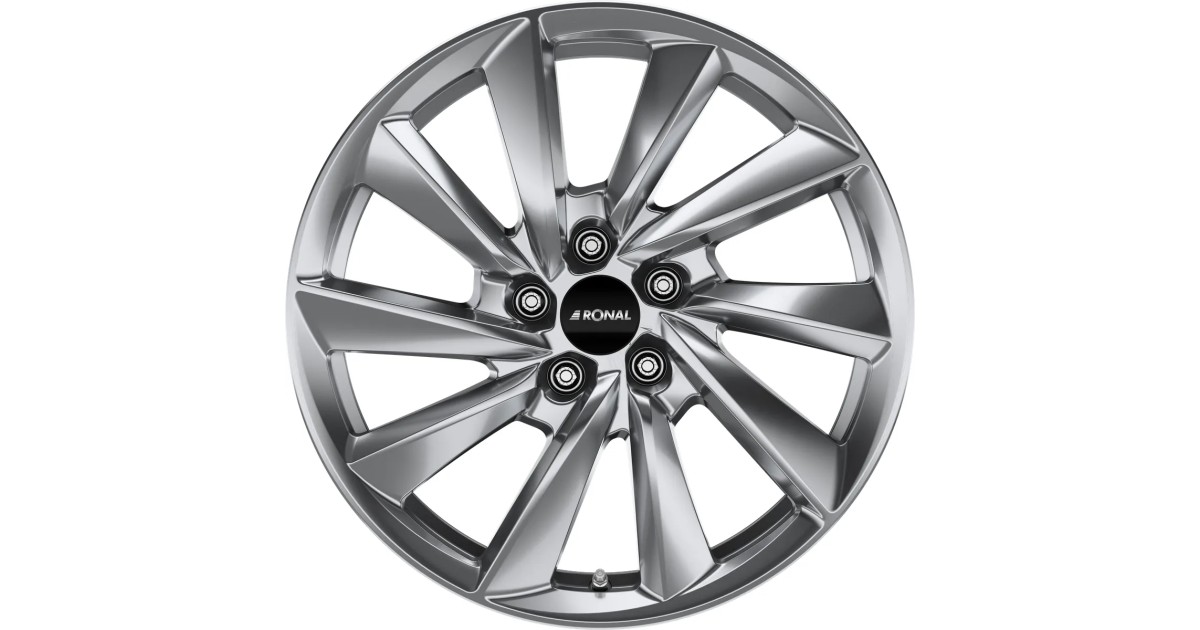 Jante ALU, Ronal R70 Platinium Silver 7.5X18 5/ 112 ET45 , Alésage 76