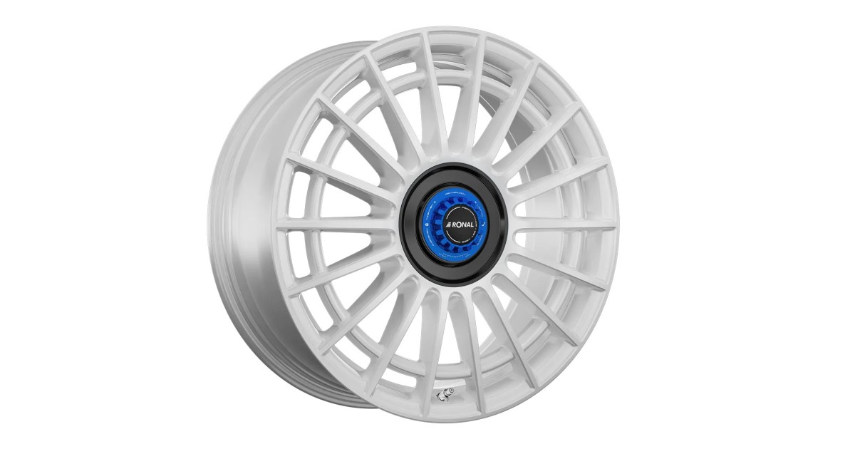 Jante ALU, Ronal R73 REV-M Rally white  8X18 5/ 114.3 ET40, Alésage 76