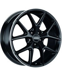 Jante ALU, Ronal R75 Jetblack Matt-Bord poli 8X19 5/ 114.3 ET40, Alésage 76