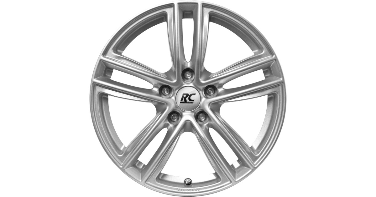 Jante Alu RC Design RC27 Crystal silver 6,5x17 5x114.3 ET40 , Alésage 60.1