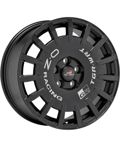Jante ALU, OZ Rally Racing TGR-WRT MATT BLACK + SILVER LETTER 8X18 5/ 114.3 ET45 , Alésage 60.1