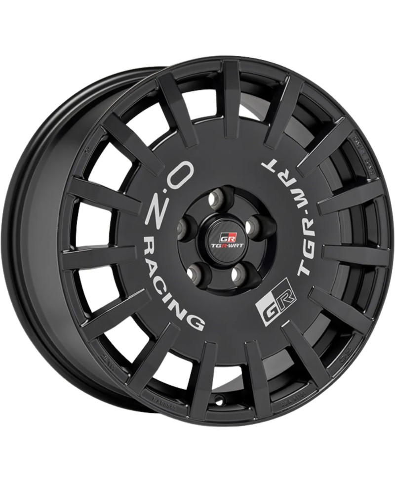Jante ALU, OZ Rally Racing TGR-WRT MATT BLACK + SILVER LETTER 8X18 5/ 114.3 ET45 , Alésage 60.1
