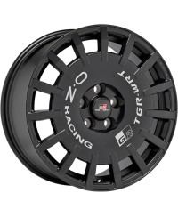 Jante ALU, OZ Rally Racing TGR-WRT MATT BLACK + SILVER LETTER 8X18 5/ 114.3 ET45 , Alésage 60.1