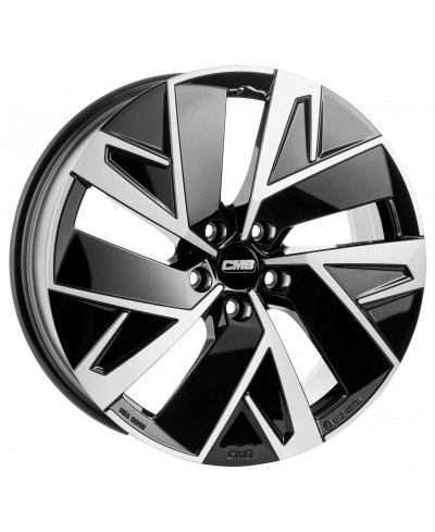 Jante ALU, CMS C32-AERO Diamant Noir Brillant, 8.5X20 5/ 108 ET45, Alésage 63.4