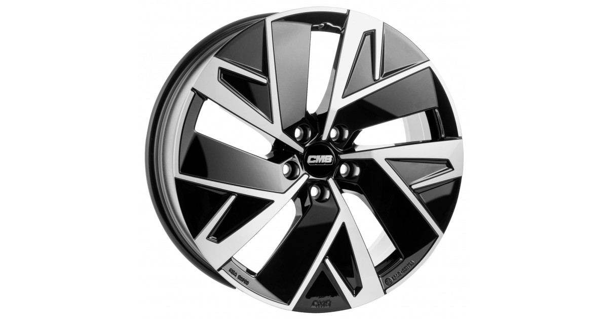 Jante ALU, CMS C32-AERO Diamant Noir Brillant, 8.5X20 5/ 108 ET45, Alésage 63.4