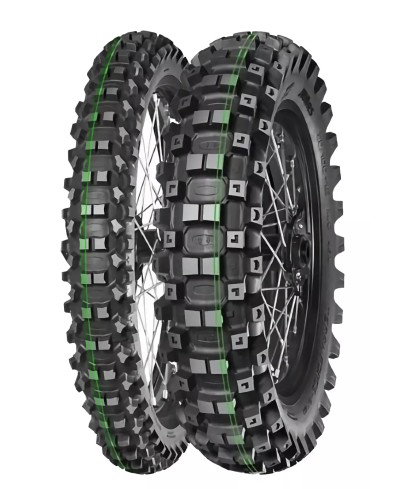 Pneu moto,  Mitas TERRA FORCE-EF SUPER SOFT (EXTREME ENDURO)  Rear 140/ 80-18   70M TT , 2XGREEN