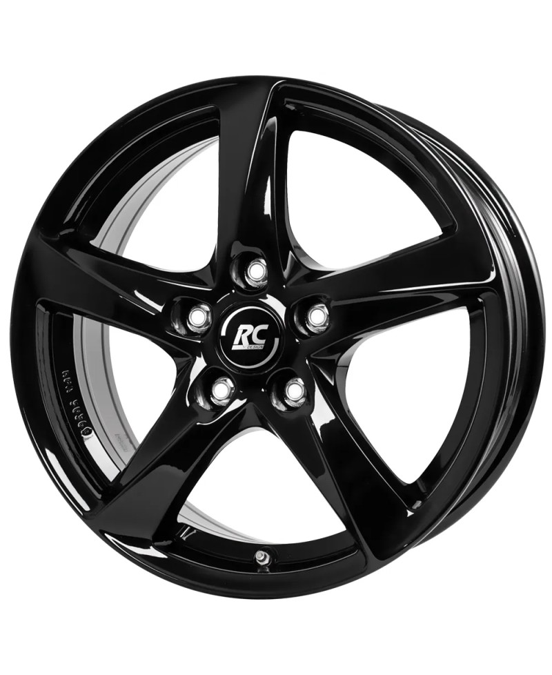 Jante Alu RC Design RC30 Gloss Black 7x17 5x112 ET38 , Alésage 57.1