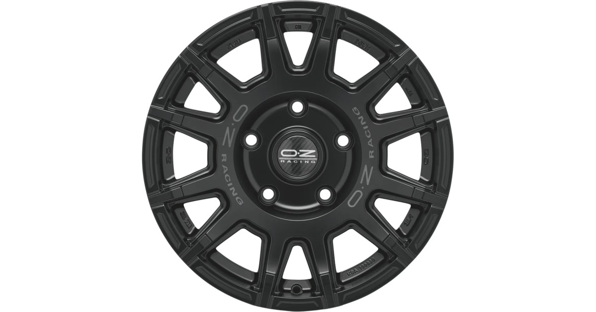 Jante ALU, OZ RALLY LEGEND MATT BLACK + DARK LETTERING 8.5X20 5/ 112 ET35  Alésage 75
