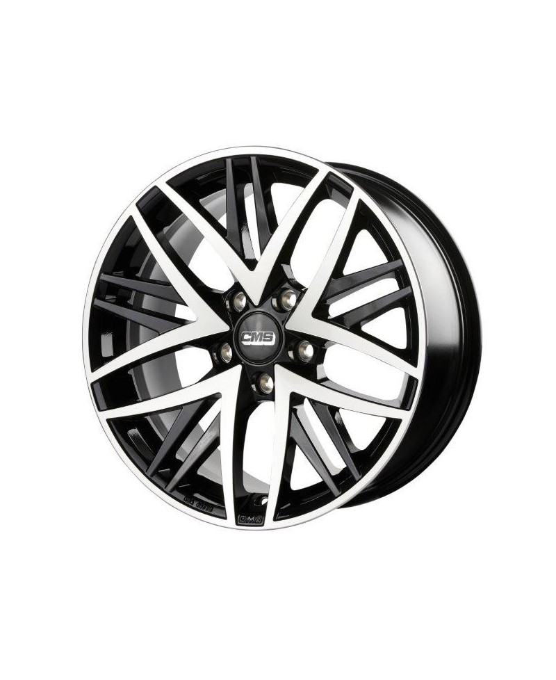 Jante ALU, CMS B1 Diamant Noir Brillant, 8X19 5/108 ET42, Alésage 63.4