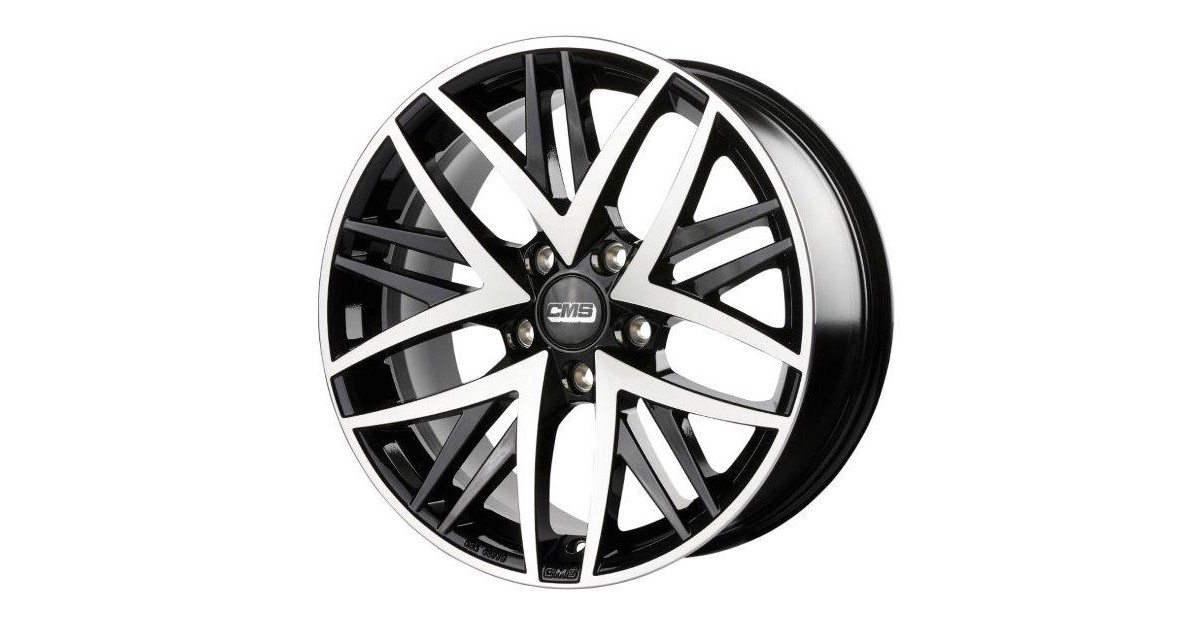 Jante ALU, CMS B1 Diamant Noir Brillant, 8X19 5/112 ET50, Alésage 57.1