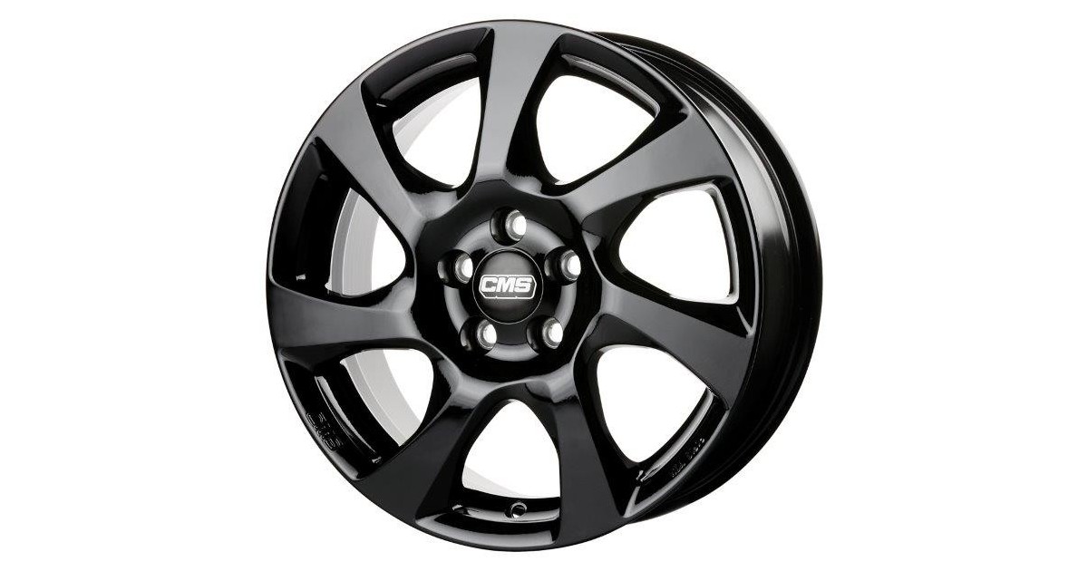Jante ALU, CMS C24 Noir Brillant, 6.5X16 4/108 ET38, Alésage 65.1